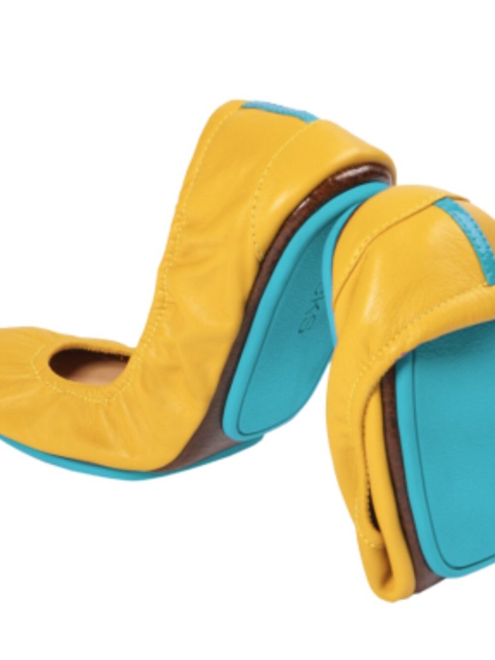 Tieks mustard yellow ballet flats